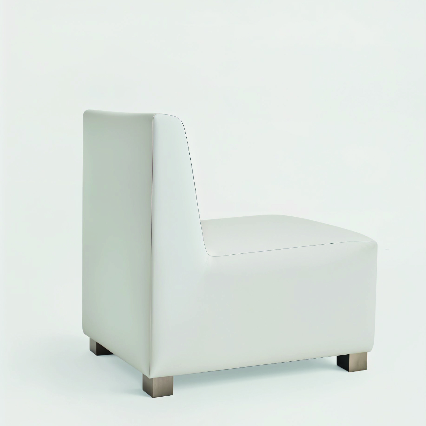 Fauteuil 1 place sans accoudoir Blanc